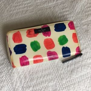 Kate Spade Paint Swatch Wallet Clutch